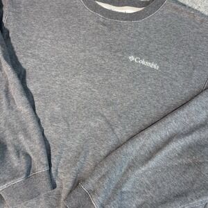 Columbia Sweatshirt Mens XXL Gray Crewneck Pullover Fleece Outdoor Casual Heavy